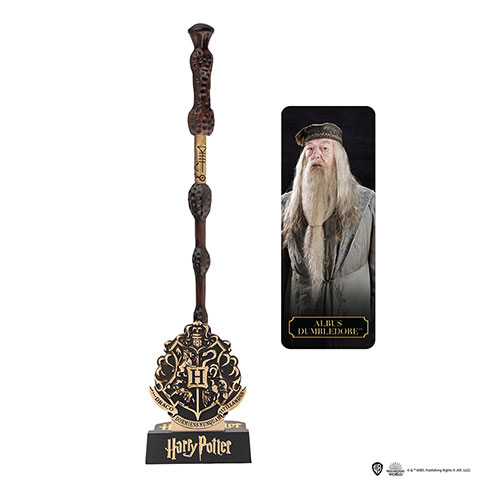Stylo baguette Albus Dumbledore et support - Boîte de 9 - Harry Potter