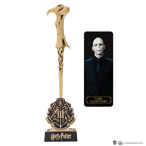 Stylo baguette Voldemort et support - Boîte de 9 - Harry Potter