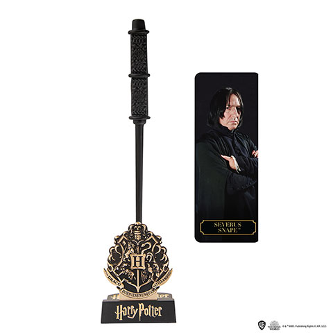 Stylo baguette Severus Rogue et support - Boîte de 9 - Harry Potter