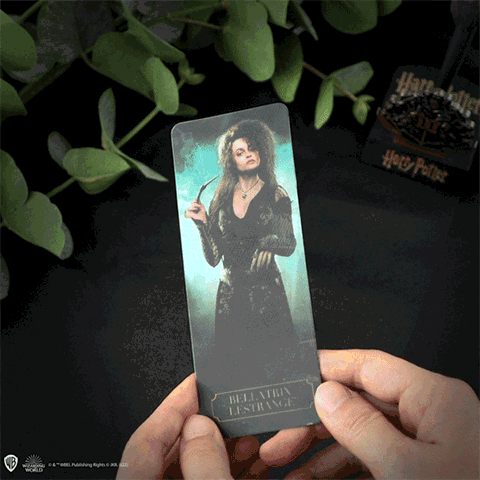 Stylo baguette Bellatrix Lestrange et support - Boîte de 9 - Harry Potter