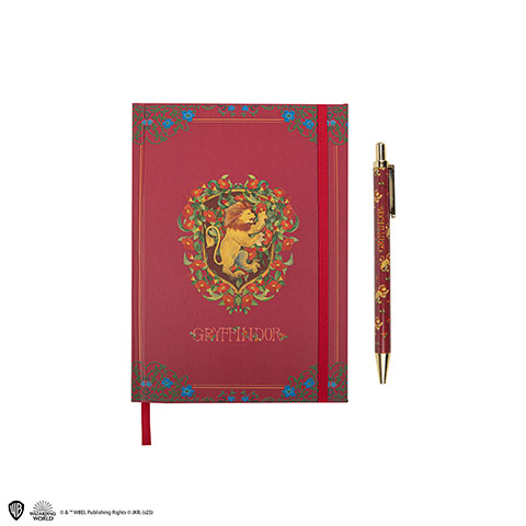 Carnet deluxe et stylo Gryffondor - Harry Potter
