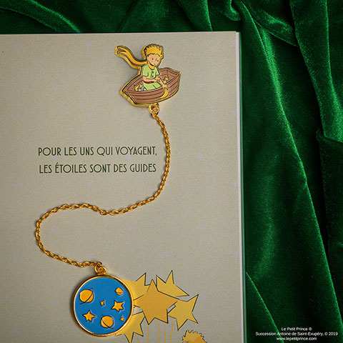 Marque-page chaîne Naviguer dans le ciel - Le Petit Prince Marque-page chaîne Naviguer dans le ciel - Le Petit Prince