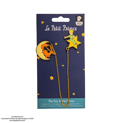 Marque-page chaîne Le Prince et le Renard - Le Petit Prince Marque-page chaîne Le Prince et le Renard - Le Petit Prince