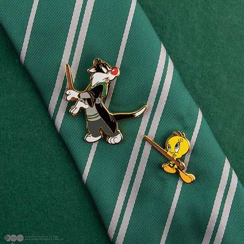 Set de 2 pin’s Sylvestre et Titi à Poudlard - Looney Tunes - WB 100th