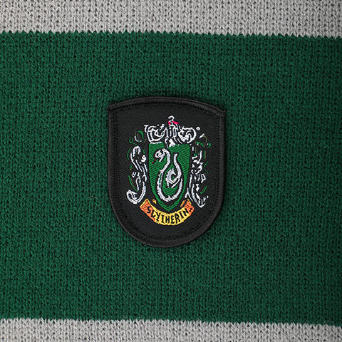 Display de 32 Écharpes pour déguisement - Adulte - Serpentard vert et blanc- Harry Potter
