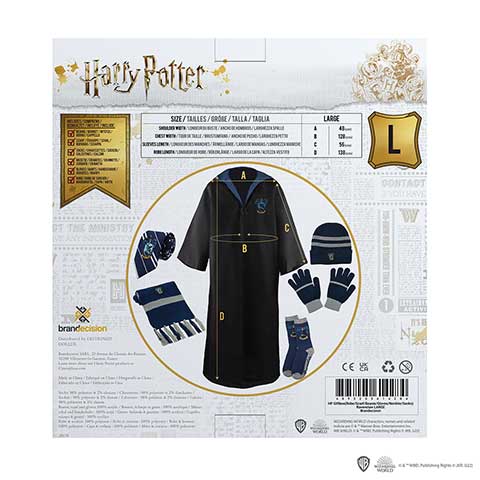 Pack vêtements 6 pièces Serdaigle -  Harry Potter