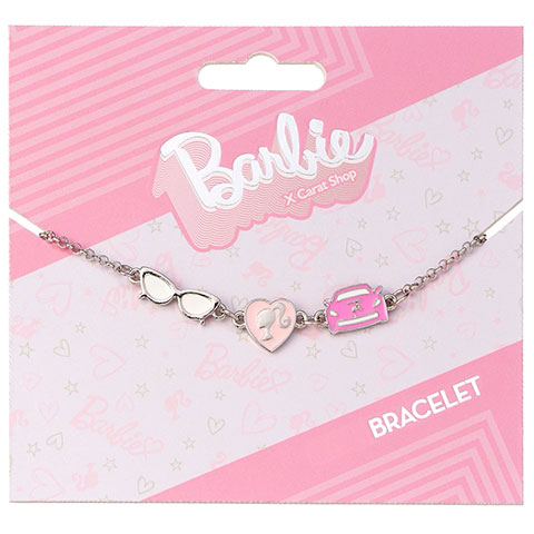 Bracelet Charms roses - Barbie