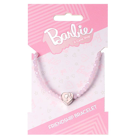 Bracelet de perles rose - Barbie
