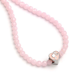 EBMN00006-Collier de perles rose - Barbie