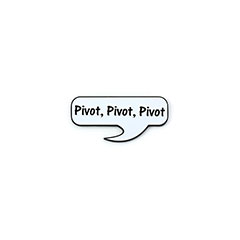 EFTPB0008-Badge pin’s Pivot, pivot - Friends