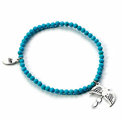 EHPCR0586-Pulsera Charm del Diadema Ravenclaw con perlas azules - Harry Potter