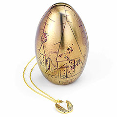 EHPEE0380-Golden egg necklace and tin box - Harry Potter