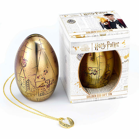 Collier Oeuf d’or et boîte en métal - Harry Potter