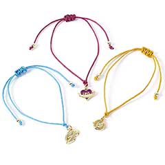 EHPFB0449-3 friendship bracelets - Golden - Harry Potter