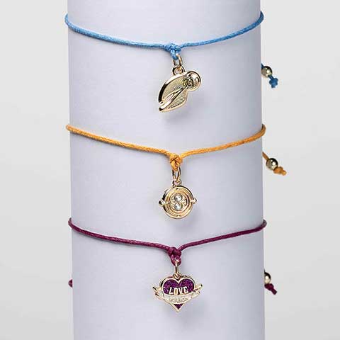 3 bracelets d’amitié - Dorés - Harry Potter