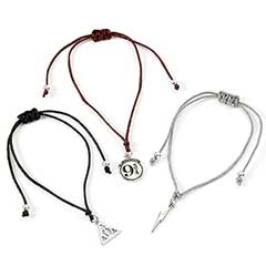 EHPFB0450-Lote de 3 pulsera de la amistad - Plata - Harry Potter