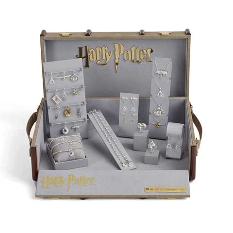 Starter pack Coffre Bracelets et Charms à clip en argent - Harry Potter