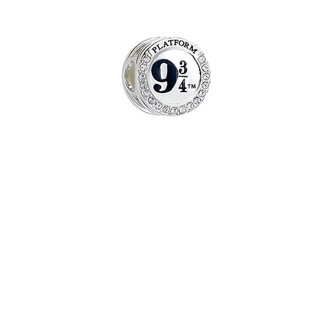 Perle - Plateforme 9 3/4 - Argent 925ème avec cristaux - Harry Potter