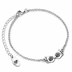 ESCB00526-Bracelet Charm Lunettes Luna - Argent 925 - Harry Potter