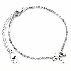 ESCB00527-Bracelet Charm Diadème de Serdaigle - Argent 925 - Harry Potter