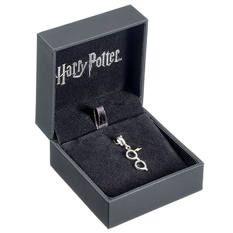 Pendentif Charm Éclair et lunettes- Argent 925ème - Harry Potter