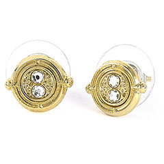 EWES0100-Fixed Time Turner Stud Earrings - Harry Potter
