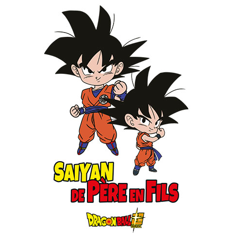 Saiyan de père en fils - Goku et Goten - Dragon Ball Super Saiyan de père en fils - Goku et Goten - Dragon Ball Super