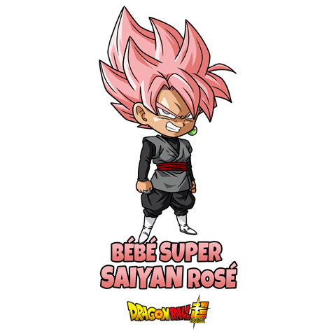 Bébé super Saiyan Rosé - Black Goku - Dragon Ball Super