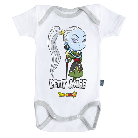 Petit Ange - Vados - Dragon Ball Super - Body Bébé manches courtes Petit Ange - Vados - Dragon Ball Super - Body Bébé manches courtes