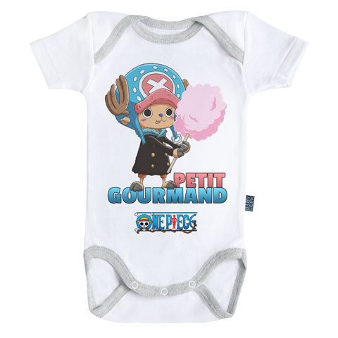 Petit gourmand - Chopper - One Piece - Body Bébé manches courtes