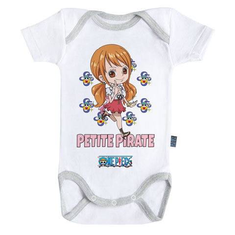 Petite Pirate Nami - One Piece - Body Bébé manches courtes