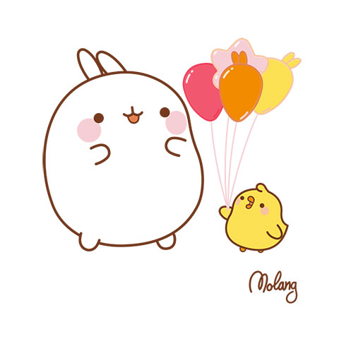 Molang - Des ballons trop mignons Molang - Des ballons trop mignons