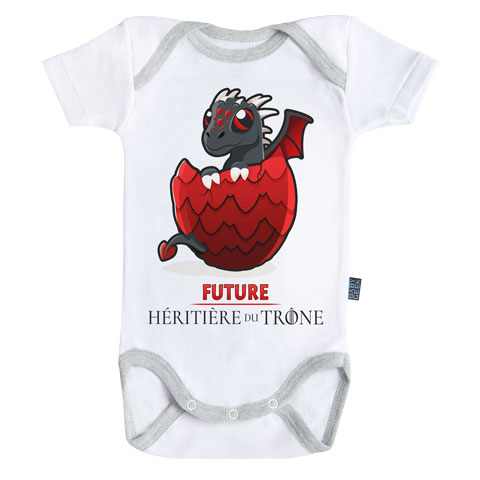 Future Héritière - Body Bébé manches courtes Future Héritière - Body Bébé manches courtes