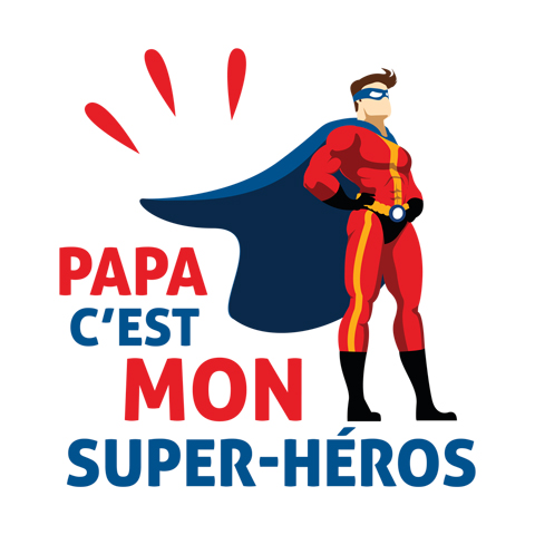 Papa c'est mon super-héros