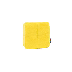LAB340072-Peluche carré jaune - Tetris