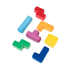 LAB590015-Peluches blocs à emboîter - Tetris