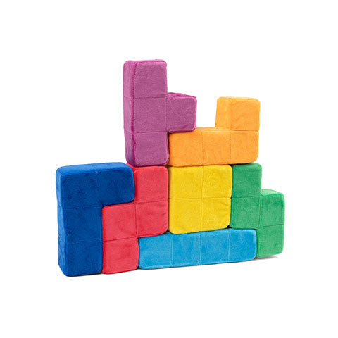 Peluches blocs à emboîter - Tetris