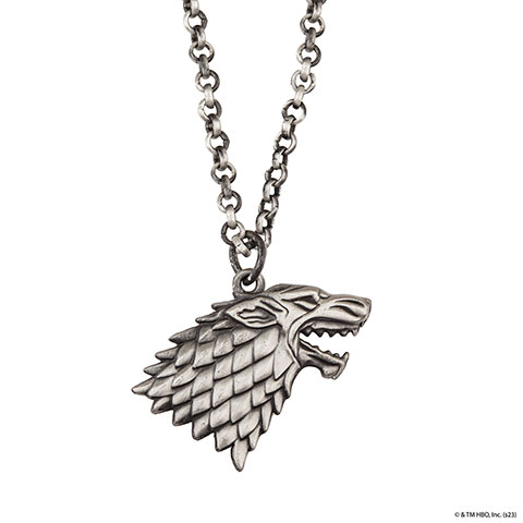 Collier blason Stark - Game of Thrones