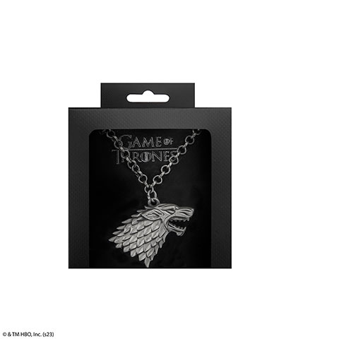 Collier blason Stark - Game of Thrones