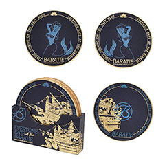 MAP4212-Lot de 4 sous-verres - Baratie - One Piece