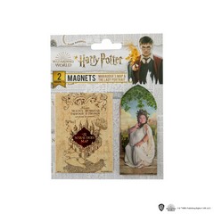 MAP5000-Set de 2 magnets - Carte du Maraudeur et la Dame du portrait - Harry Potter