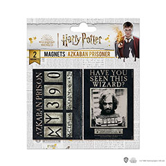 MAP5001-Set de 2 magnets - Prisonnier Azkaban - Harry Potter