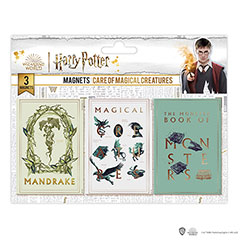 MAP5006-Set de 3 magnets - Soins aux Créatures magiques - Harry Potter