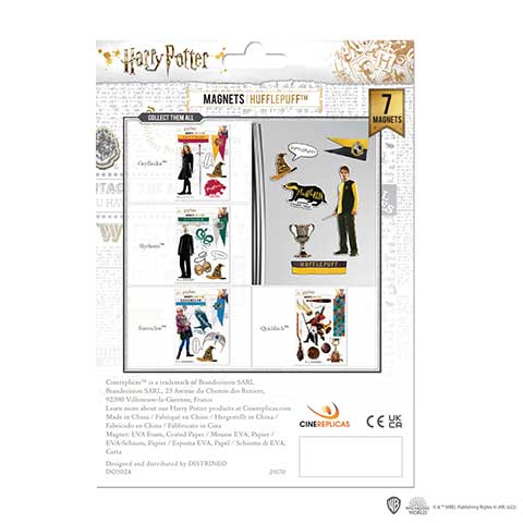 Planche de magnets en mousse - Poufsouffle - Harry Potter