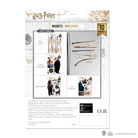 Planche de magnets en mousse - Baguettes 1 - Harry Potter