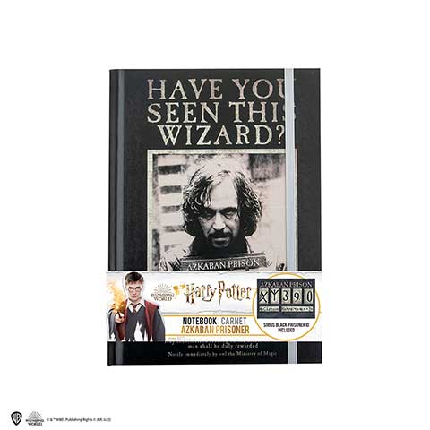 Carnet rigide et marque-page - Sirius Azkaban