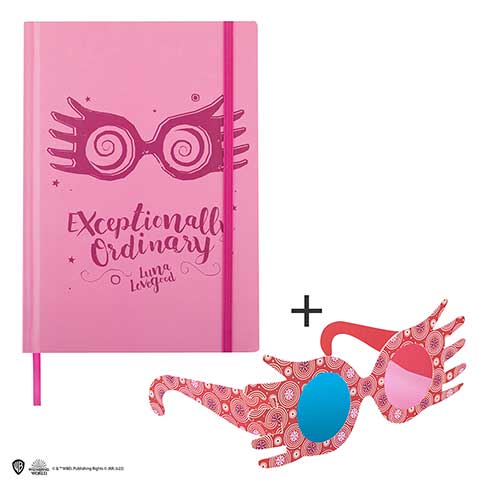 Carnet rigide et marque-page - Luna Lovegood