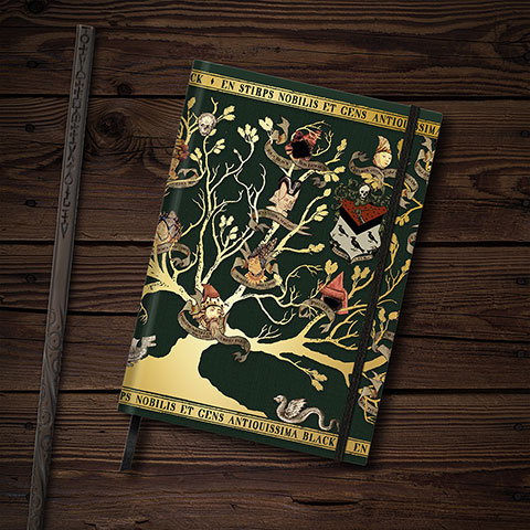 Carnet rigide Famille Black - Harry Potter Carnet rigide Famille Black - Harry Potter