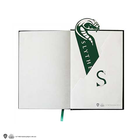 Carnet rigide et marque-page - Blason de Serpentard