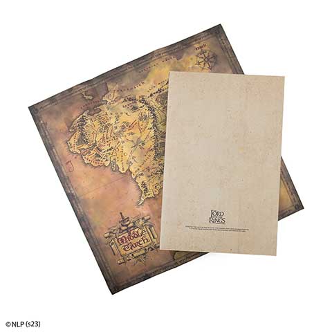 Carnet rigide Carte de la Terre du Milieu - Le Seigneur des Anneaux